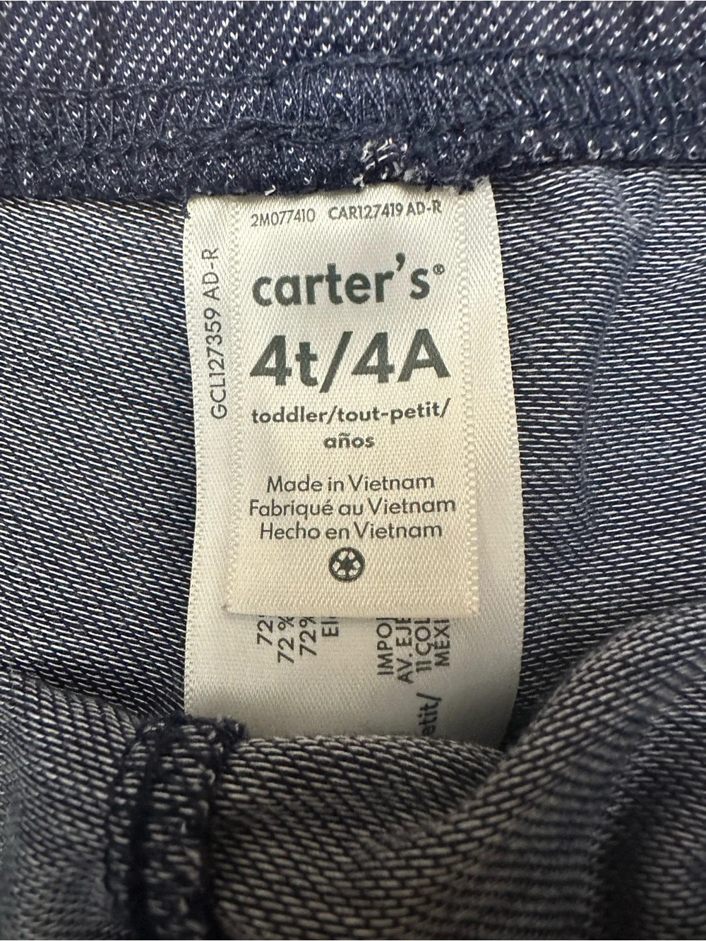 Carters Set of 2 Pairs of Jean Leggings